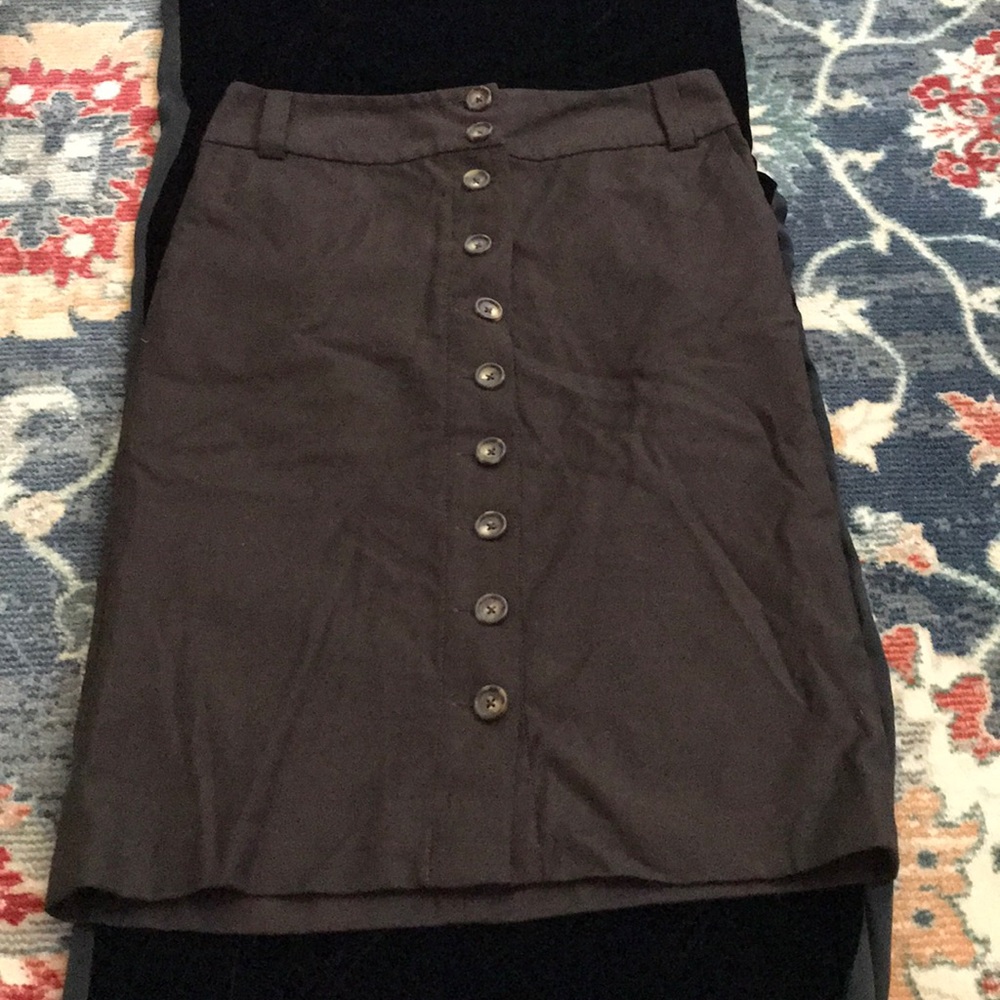 Banana Republic Dark Brown Pencil Skirt